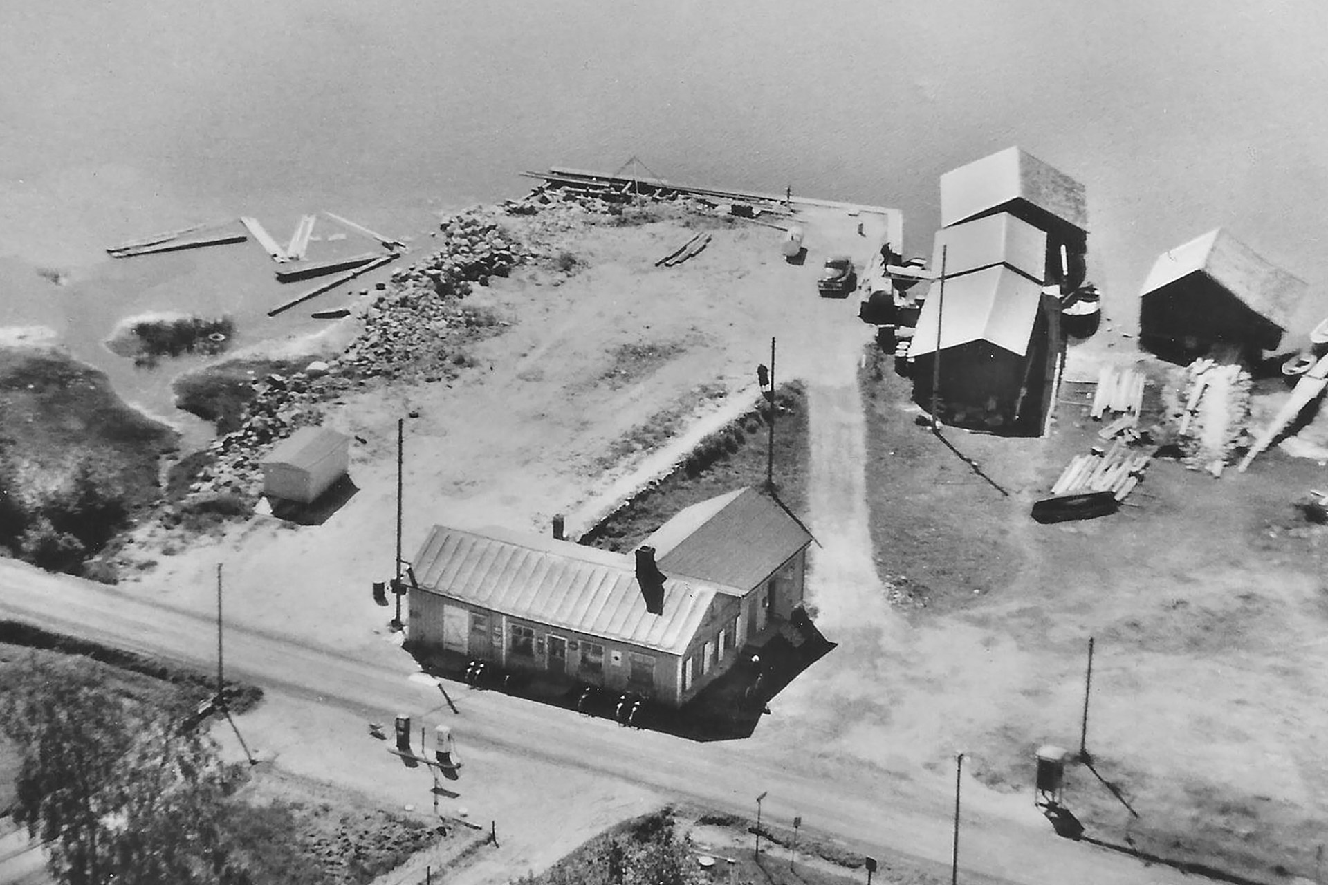 Berglunds lanthandel i Juniskär 1947